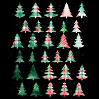 Festive Christmas Trees Patterns Mash Up Mug