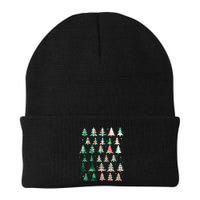 Festive Christmas Trees Patterns Mash Up Beanie