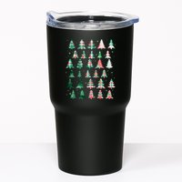 Festive Christmas Trees Patterns Mash Up Tumbler