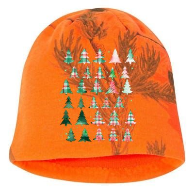 Festive Christmas Trees Patterns Mash Up Kati - Camo Knit Beanie