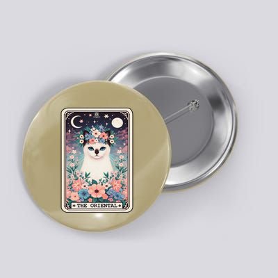 Funny Cat Tarot Card The Oriental For Kitten Lover Button