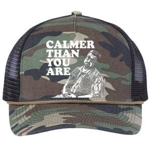 Funny Calmer Than You Are Retro Rope Trucker Hat Cap