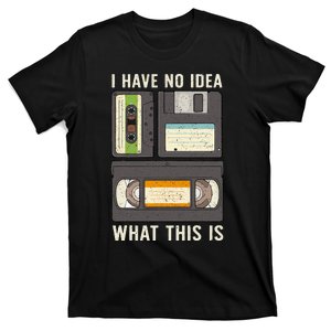 Funny Cassette Tape 1980s Throwback Party T-Shirt