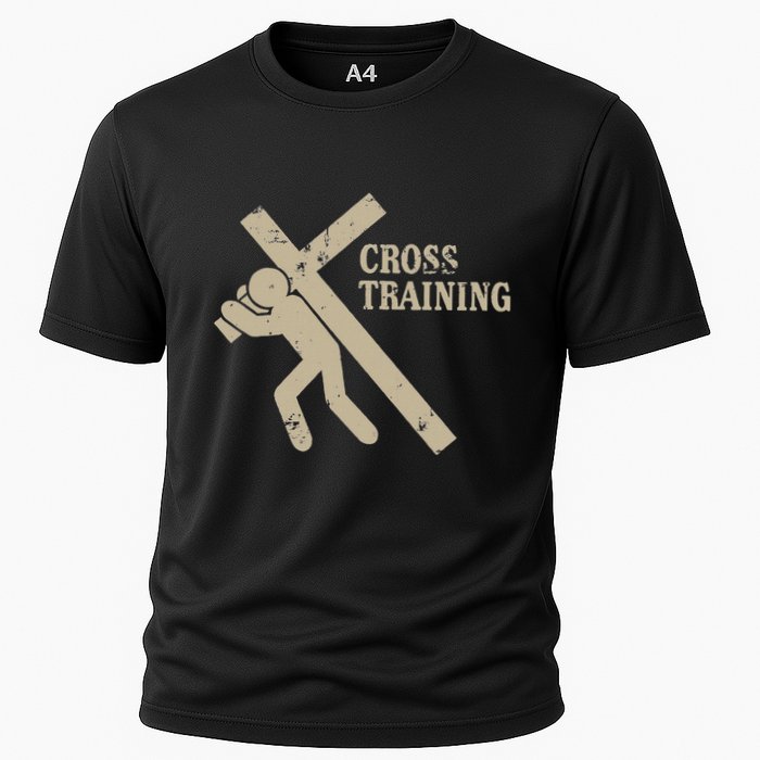 Funny Cross Training Religious Weightlifting Exercise Cooling Performance Crew T-Shirt