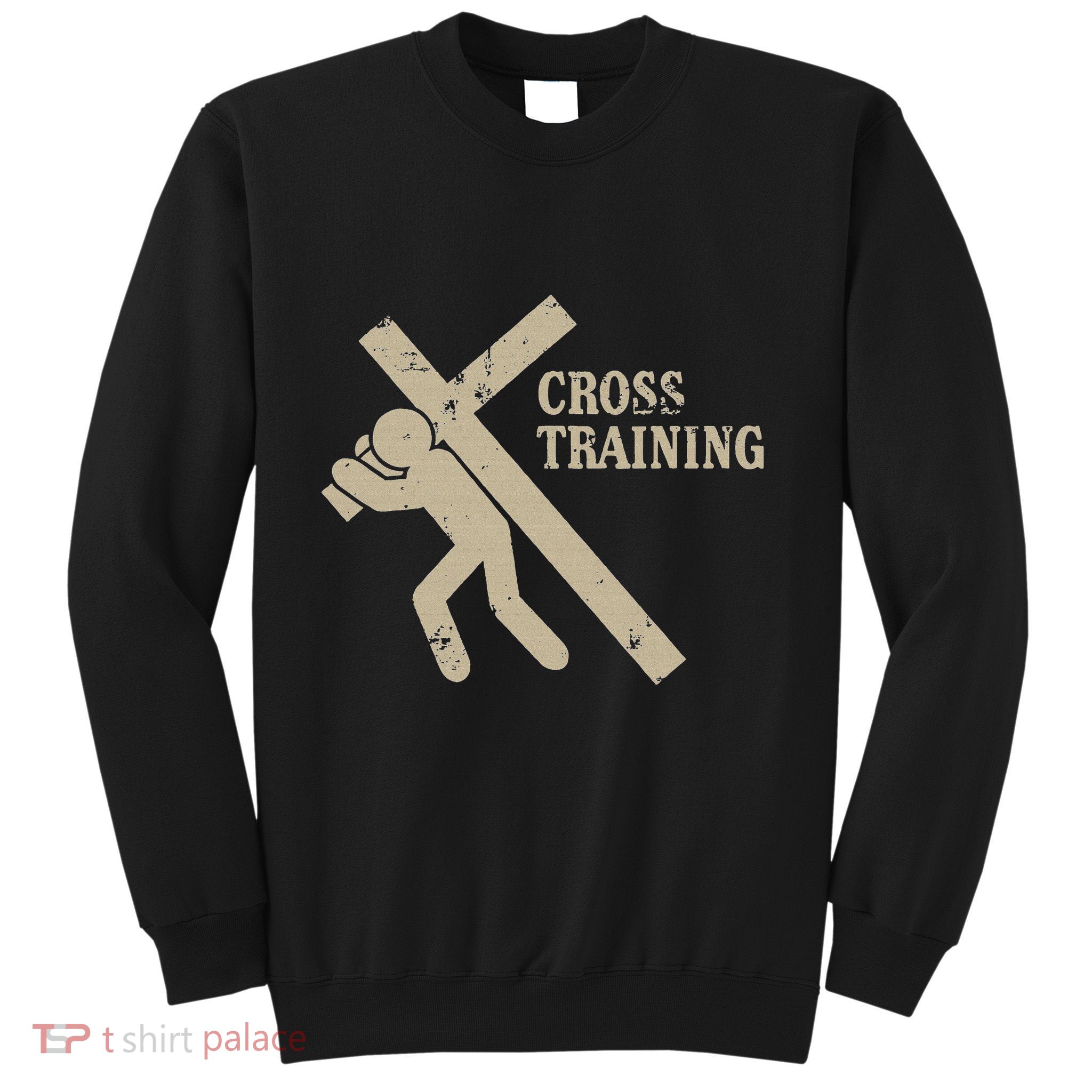 Funny Cross Training Religious Weightlifting Exercise Sweatshirt