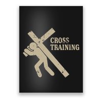 Funny Cross Training Religious Weightlifting Exercise Poster