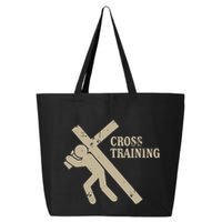 Funny Cross Training Religious Weightlifting Exercise 25L Jumbo Tote