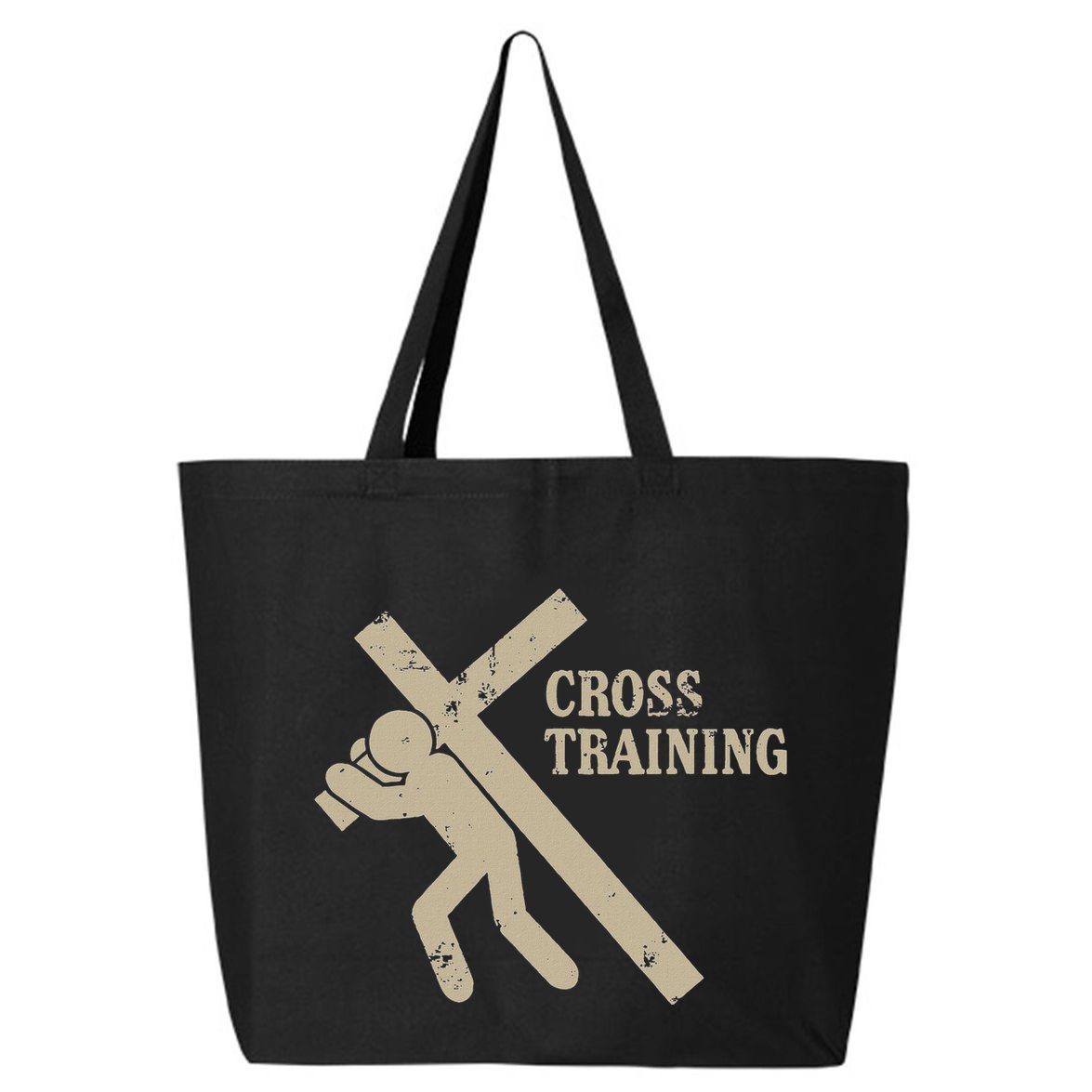 Funny Cross Training Religious Weightlifting Exercise 25L Jumbo Tote