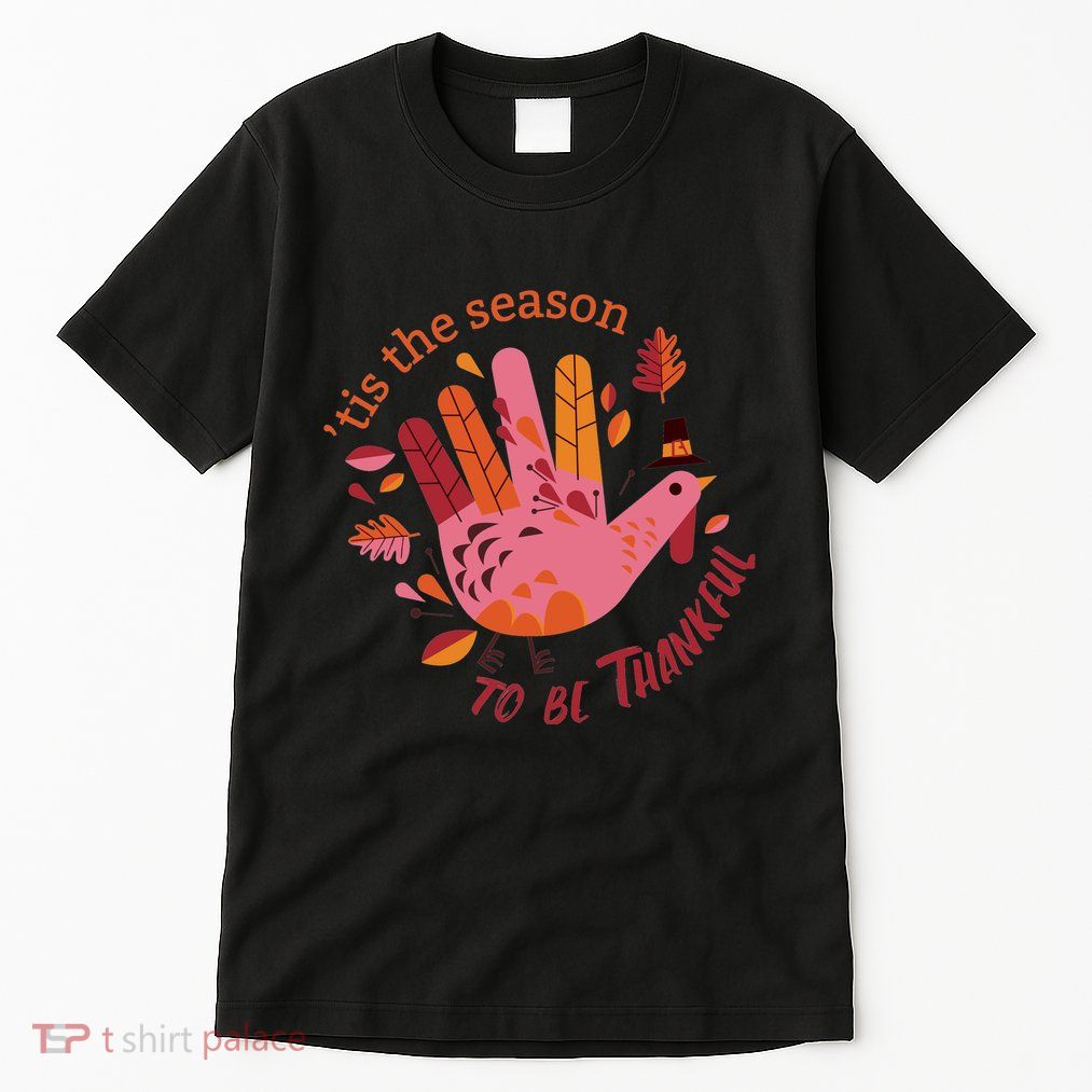 Funny Cute Thankful Season Turkey Tall T-Shirt
