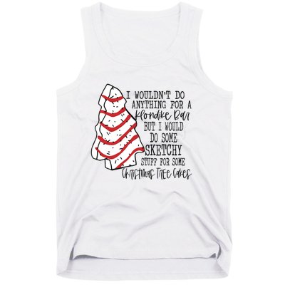 Funny Christmas Tree Cakes Tank Top