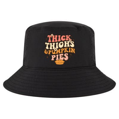 Funny Cute Thanksgiving Thick Thighs Pumpkin Pies Autumn Cool Comfort Performance Bucket Hat