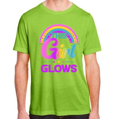 Funny Cute This Girl Glows Adult ChromaSoft Performance T-Shirt