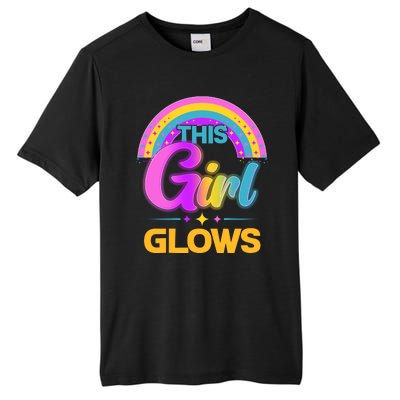 Funny Cute This Girl Glows Tall Fusion ChromaSoft Performance T-Shirt