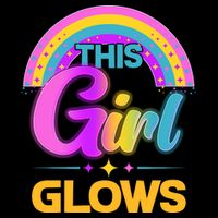Funny Cute This Girl Glows Baby Bodysuit