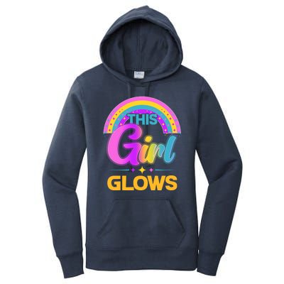 Funny Cute This Girl Glows Women's Pullover Hoodie