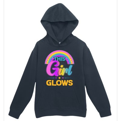 Funny Cute This Girl Glows Urban Pullover Hoodie