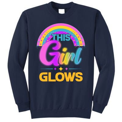 Funny Cute This Girl Glows Tall Sweatshirt