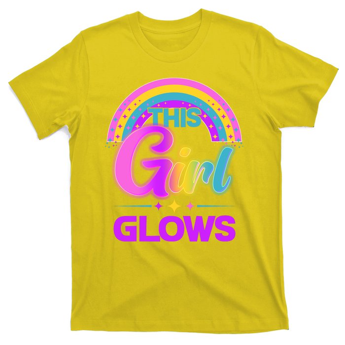 Funny Cute This Girl Glows T-Shirt