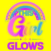 Funny Cute This Girl Glows 11oz C Handle Ceramic Mug