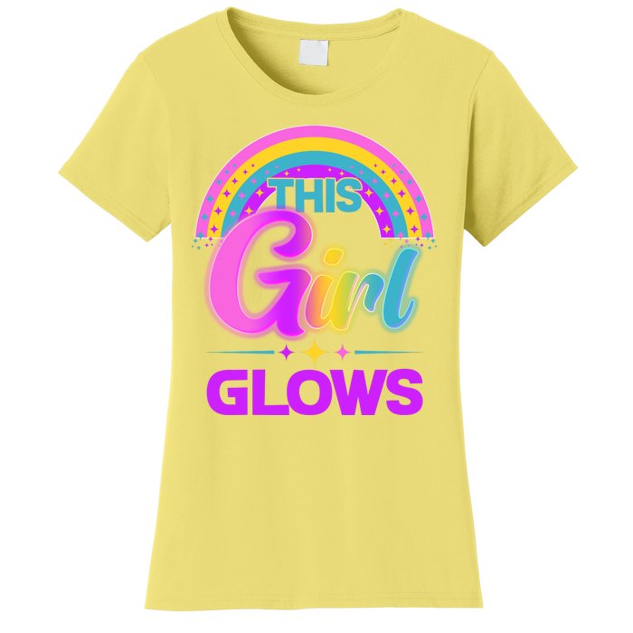 Funny Cute This Girl Glows Women's T-Shirt