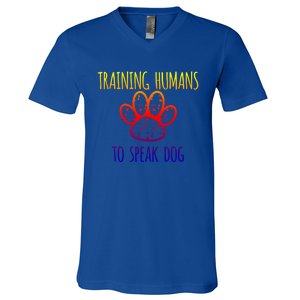 Funny Canine Training Great Gift Dog Trainer Gift Cool Gift V-Neck T-Shirt