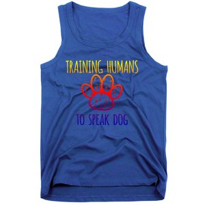 Funny Canine Training Great Gift Dog Trainer Gift Cool Gift Tank Top