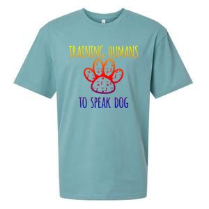 Funny Canine Training Great Gift Dog Trainer Gift Cool Gift Sueded Cloud Jersey T-Shirt