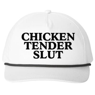 Funny Chicken Tender Slut Trendy Sayings Chicken Nugget Lover Chicken Lover Gi Snapback Five-Panel Rope Hat