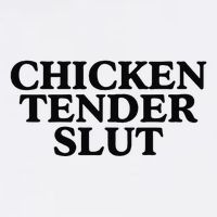 Funny Chicken Tender Slut Trendy Sayings Chicken Nugget Lover Chicken Lover Gi Garment-Dyed Sweatshirt