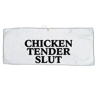 Funny Chicken Tender Slut Trendy Sayings Chicken Nugget Lover Chicken Lover Gi Large Microfiber Waffle Golf Towel