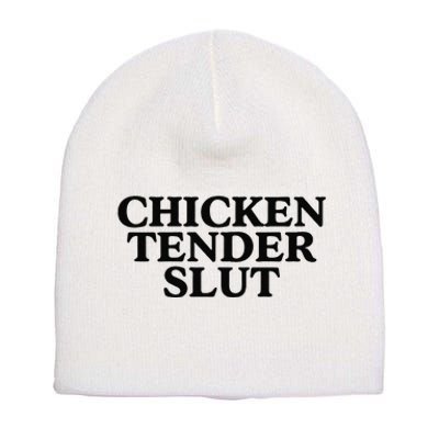 Funny Chicken Tender Slut Trendy Sayings Chicken Nugget Lover Chicken Lover Gi Short Acrylic Beanie