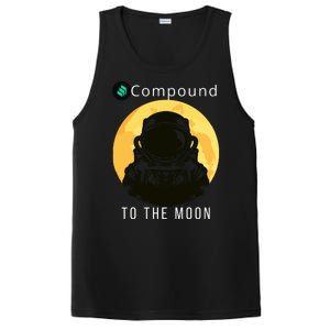 Funny Compound To The Moon Crypto Merch Compound Crypto Is My Retirement PosiCharge Competitor Tank