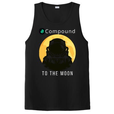 Funny Compound To The Moon Crypto Merch Compound Crypto Is My Retirement PosiCharge Competitor Tank