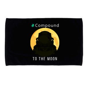 Funny Compound To The Moon Crypto Merch Compound Crypto Is My Retirement Microfiber Hand Towel