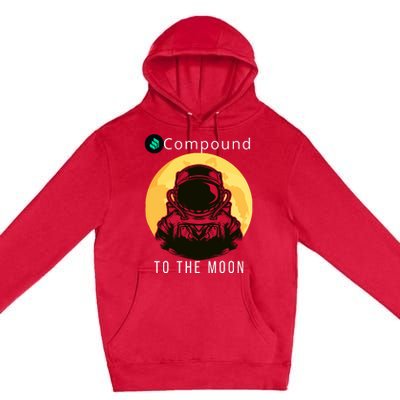 Funny Compound To The Moon Crypto Merch Compound Crypto Is My Retirement Premium Pullover Hoodie