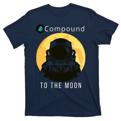 Funny Compound To The Moon Crypto Merch Compound Crypto Is My Retirement T-Shirt