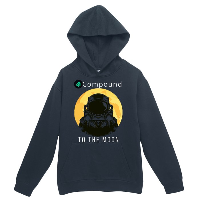 Funny Compound To The Moon Crypto Merch Compound Crypto Is My Retirement Urban Pullover Hoodie