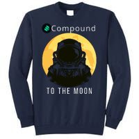 Funny Compound To The Moon Crypto Merch Compound Crypto Is My Retirement Tall Sweatshirt