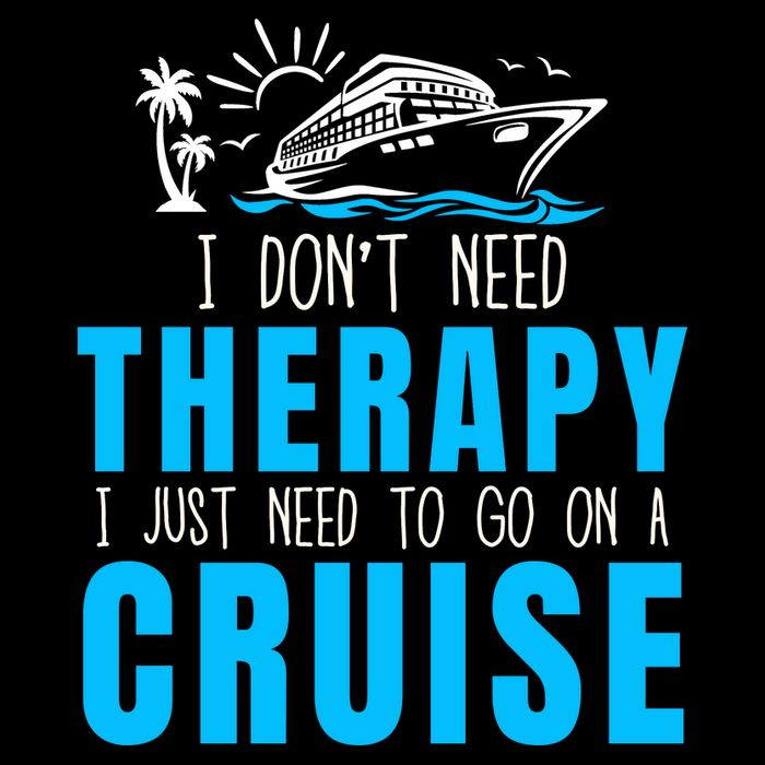 Funny Cruise Therapy Cruise Squad Family Cruise Vacation Cruise Ship Cruising Cooling Performance Crew T-Shirt