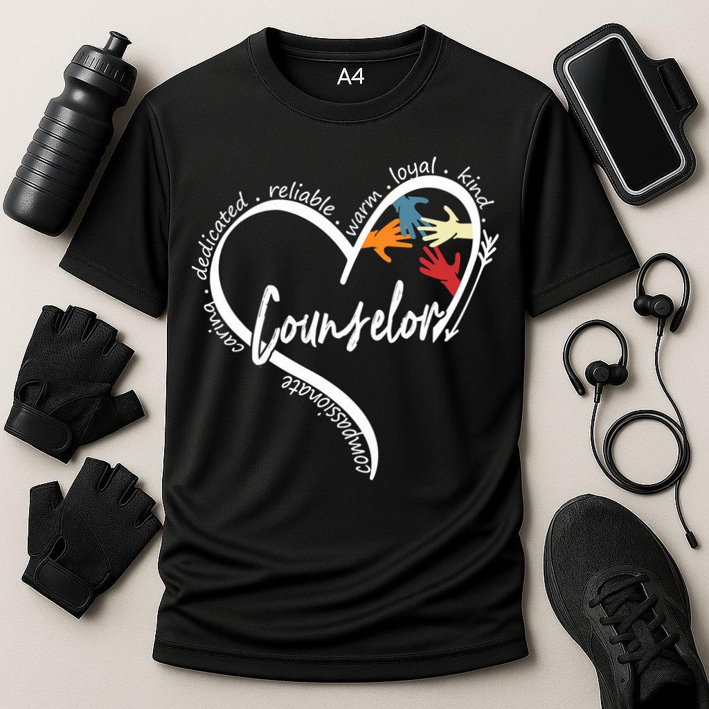 Funny Counselor Tops Back To School Performance Shirt