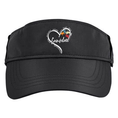 Funny Counselor Tops Back To School Adult Drive Performance Visor