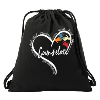 Funny Counselor Tops Back To School Drawstring Bag