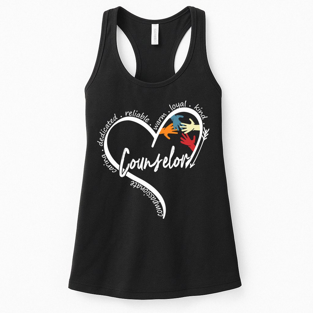 Funny Counselor Tops Back To School Womens Tank Top