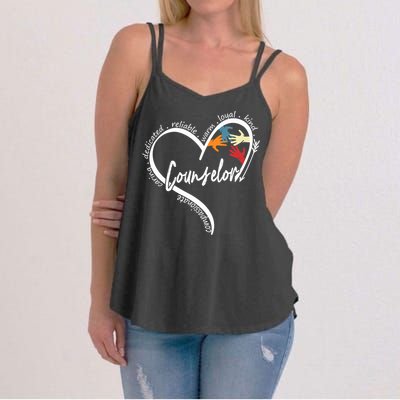 Funny Counselor Tops Back To School Women's Strappy Tank