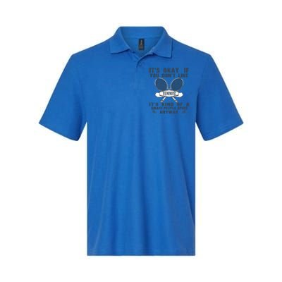 Funny Cute Tennis Tennis Players Sports Humor Gift Softstyle Adult Sport Polo