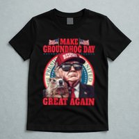 Funny Cool Trump Groundhog Make Groundhog Day Great Again T-Shirt