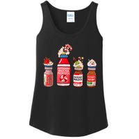 Funny Christmas Tee Crna Pacu ER ED ICU Cricital Care Nurse Ladies Essential Tank