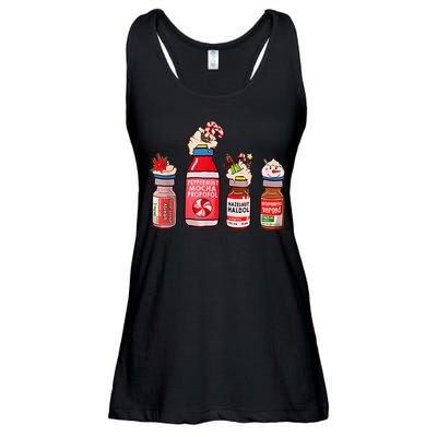 Funny Christmas Tee Crna Pacu ER ED ICU Cricital Care Nurse Ladies Essential Flowy Tank