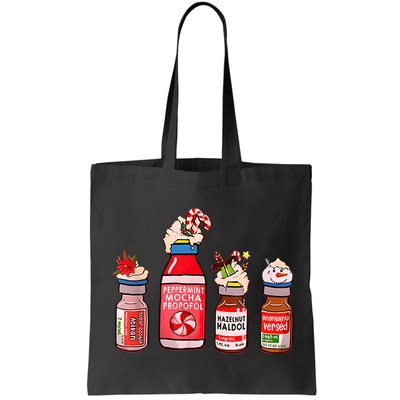 Funny Christmas Tee Crna Pacu ER ED ICU Cricital Care Nurse Bag