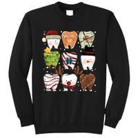 Funny Christmas Teeth Dental Dentist Santa Reindeer Snowman Gingerbread Sweatshirt